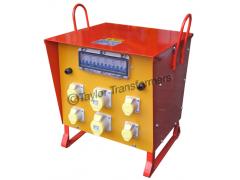 10KVA 3-PHASE SITE TRANSFORMER WITH 2 LIGHTING GLANDS IP44